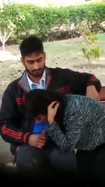 Desi sex video of a horny young couple enjoying outdoor sex