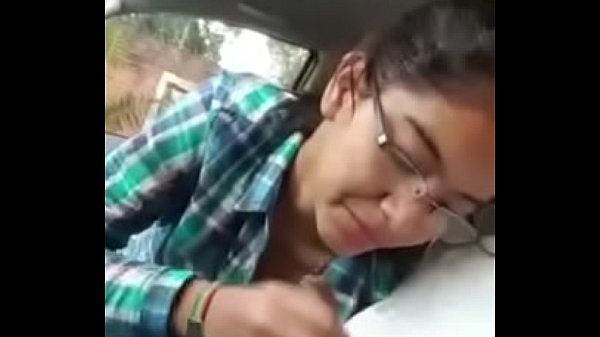 Hindi porn video of a horny teen giving her first blowjob to her boyfriend